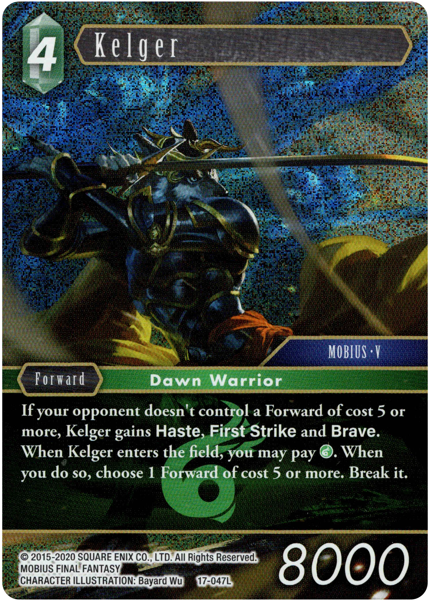 Kelger - 17-047L - Rebellion's Call - Foil