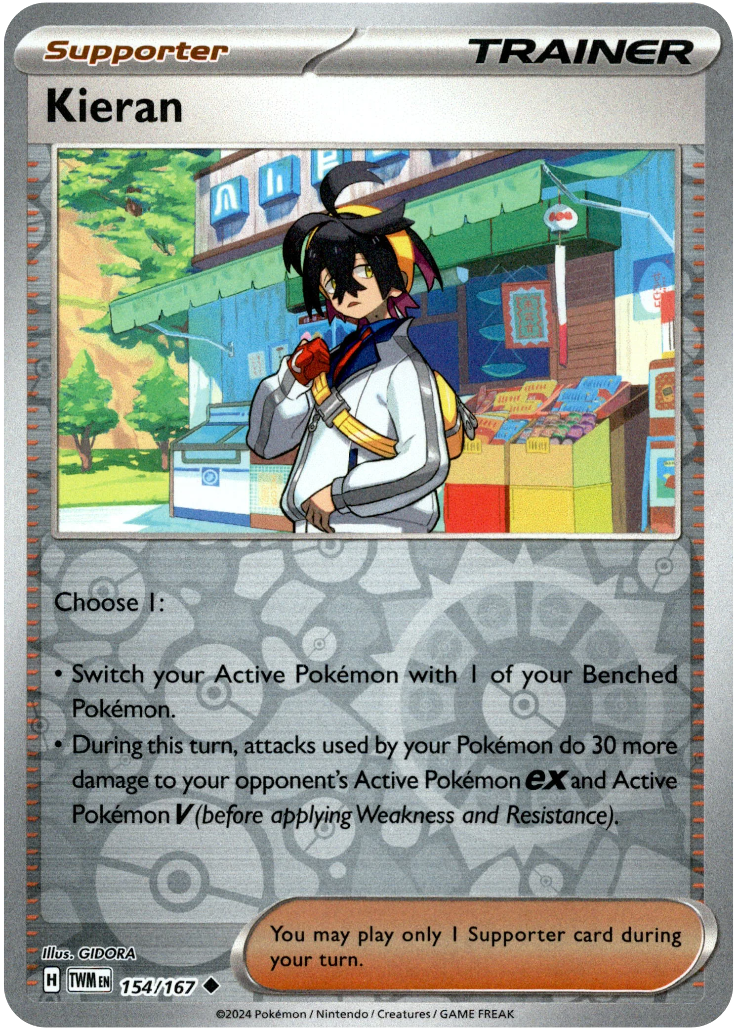 Kieran - 154/167 - Twilight Masquerade - Reverse Holo