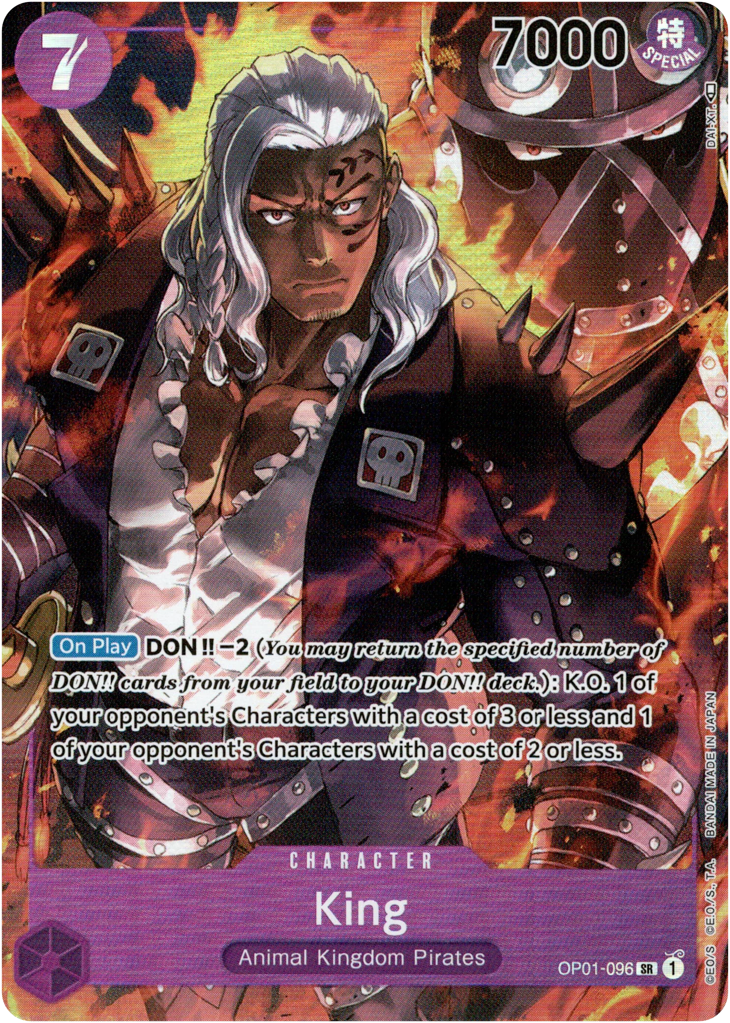 King Parallel - OP01-096 SR - Romance Dawn - Foil