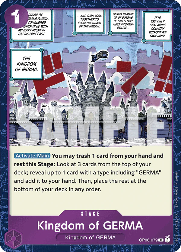 Kingdom of GERMA - OP06-079 C - The Best - Jolly Roger Foil