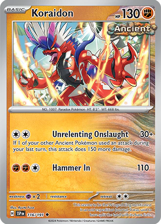 Koraidon - 116/191 - Surging Sparks