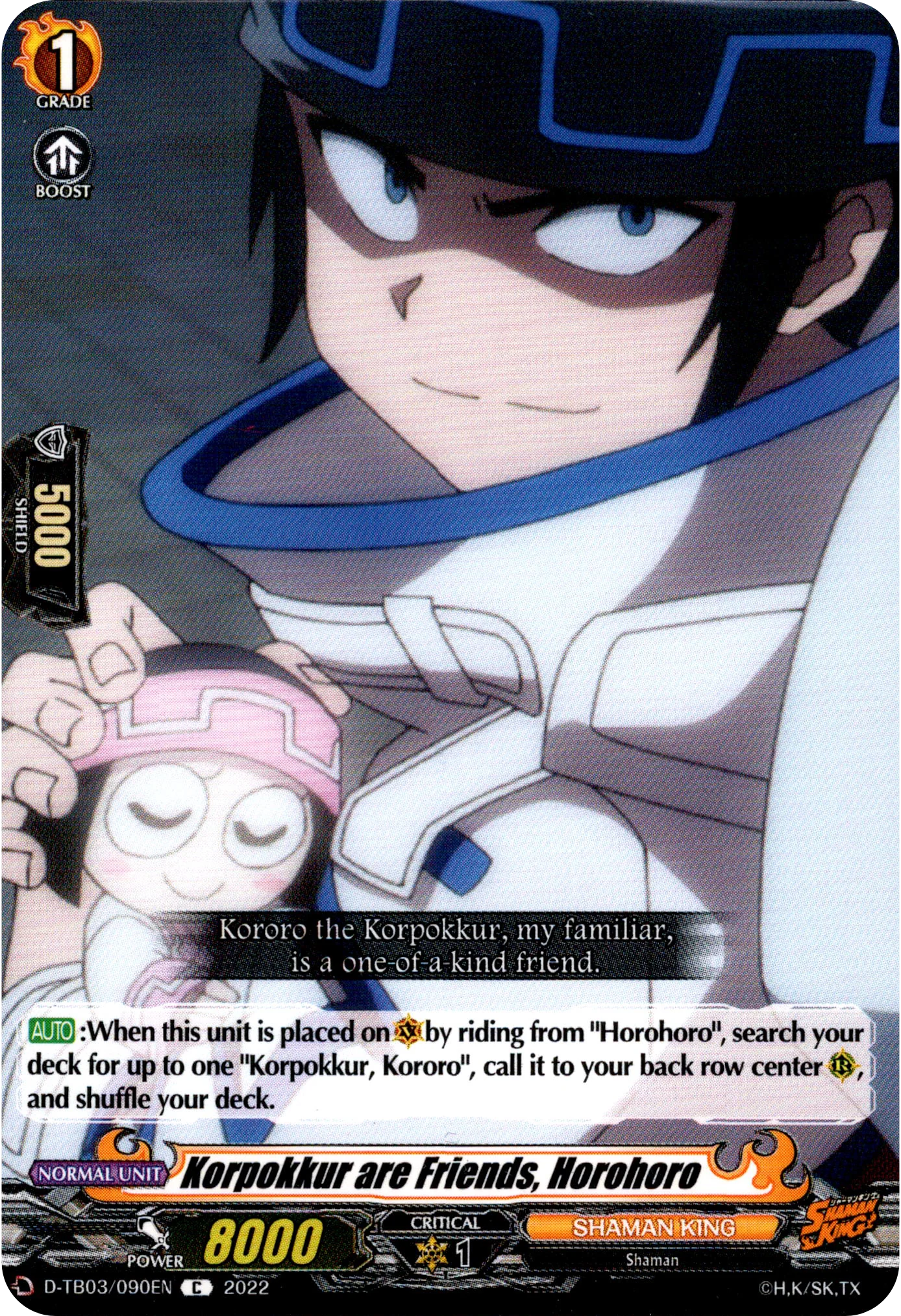 Korpokkur are Friends, Horohoro - D-TB03/090EN - Shaman King
