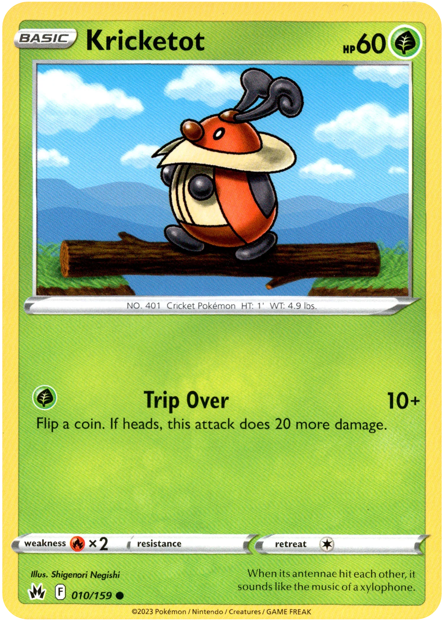 Kricketot - 010/159 - Crown Zenith