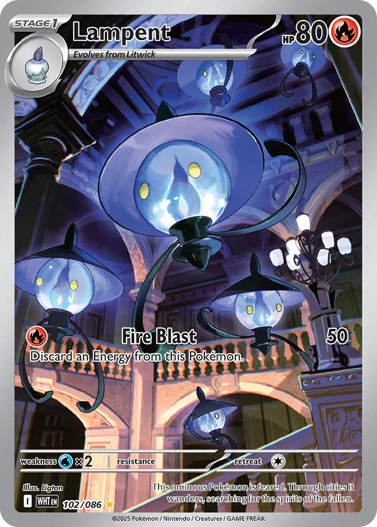 Lampent - 102/086 - White Flare - Holo