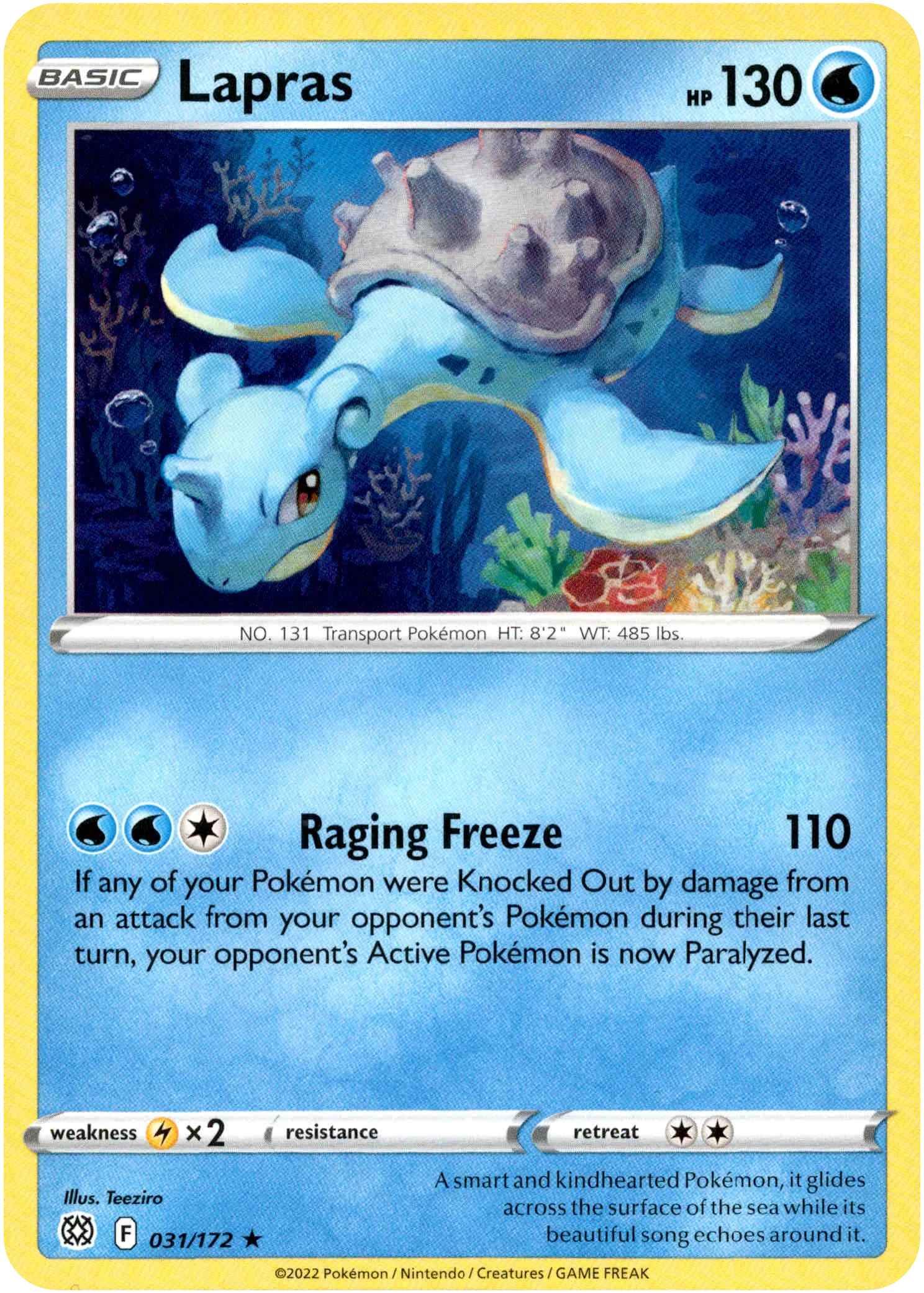 Lapras - 031/172 - Brilliant Stars