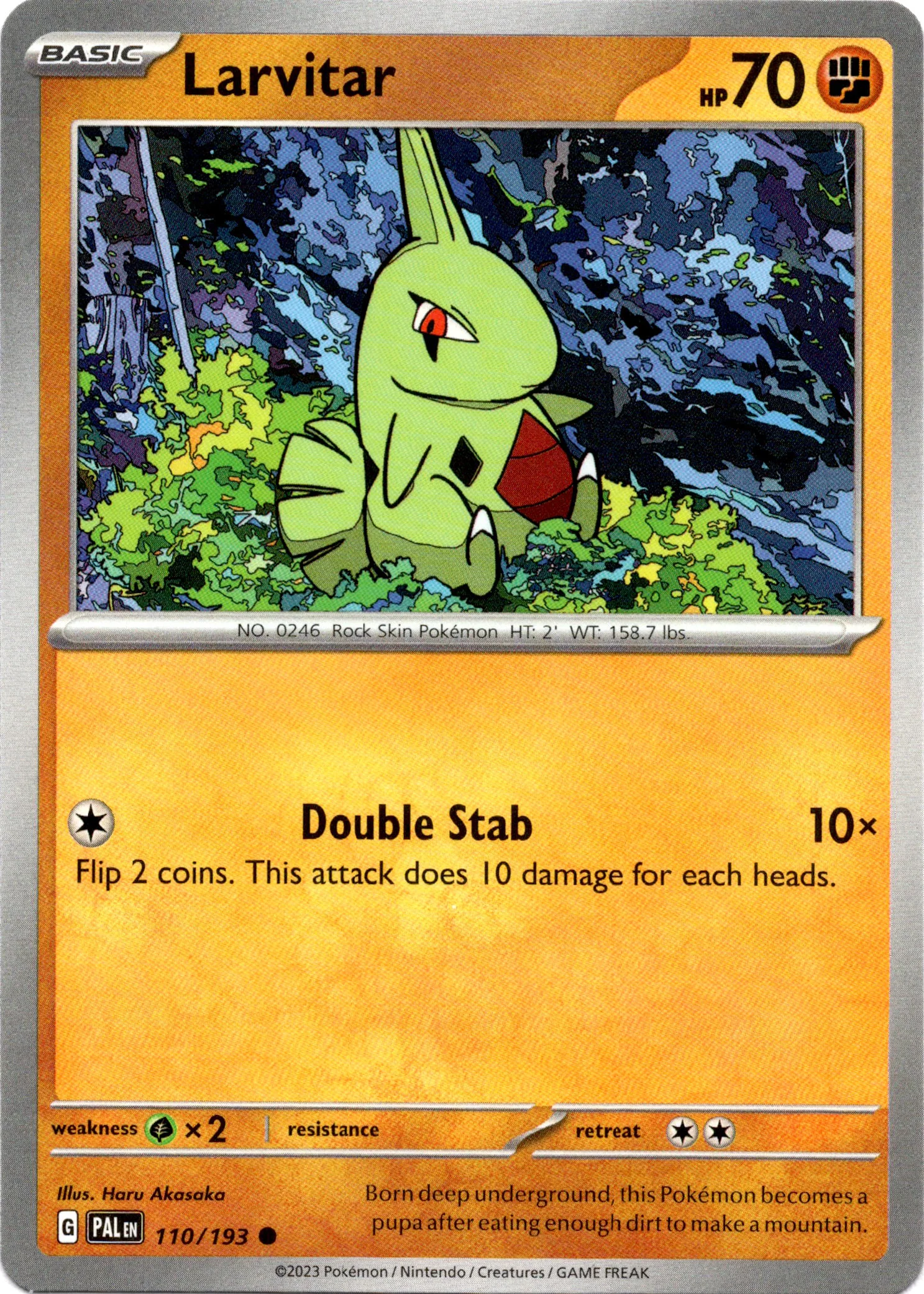 Larvitar - 110/193 - Paldea Evolved