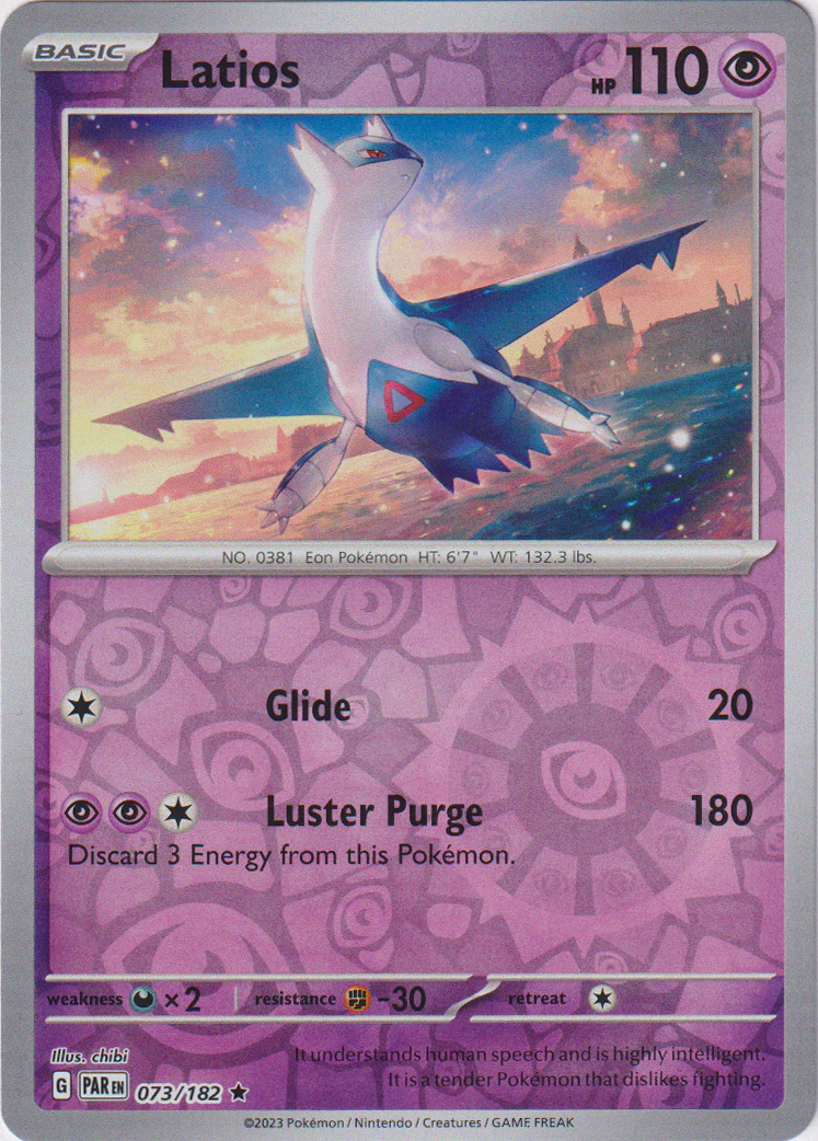 Latios - 073/182 - Paradox Rift - Reverse Holo