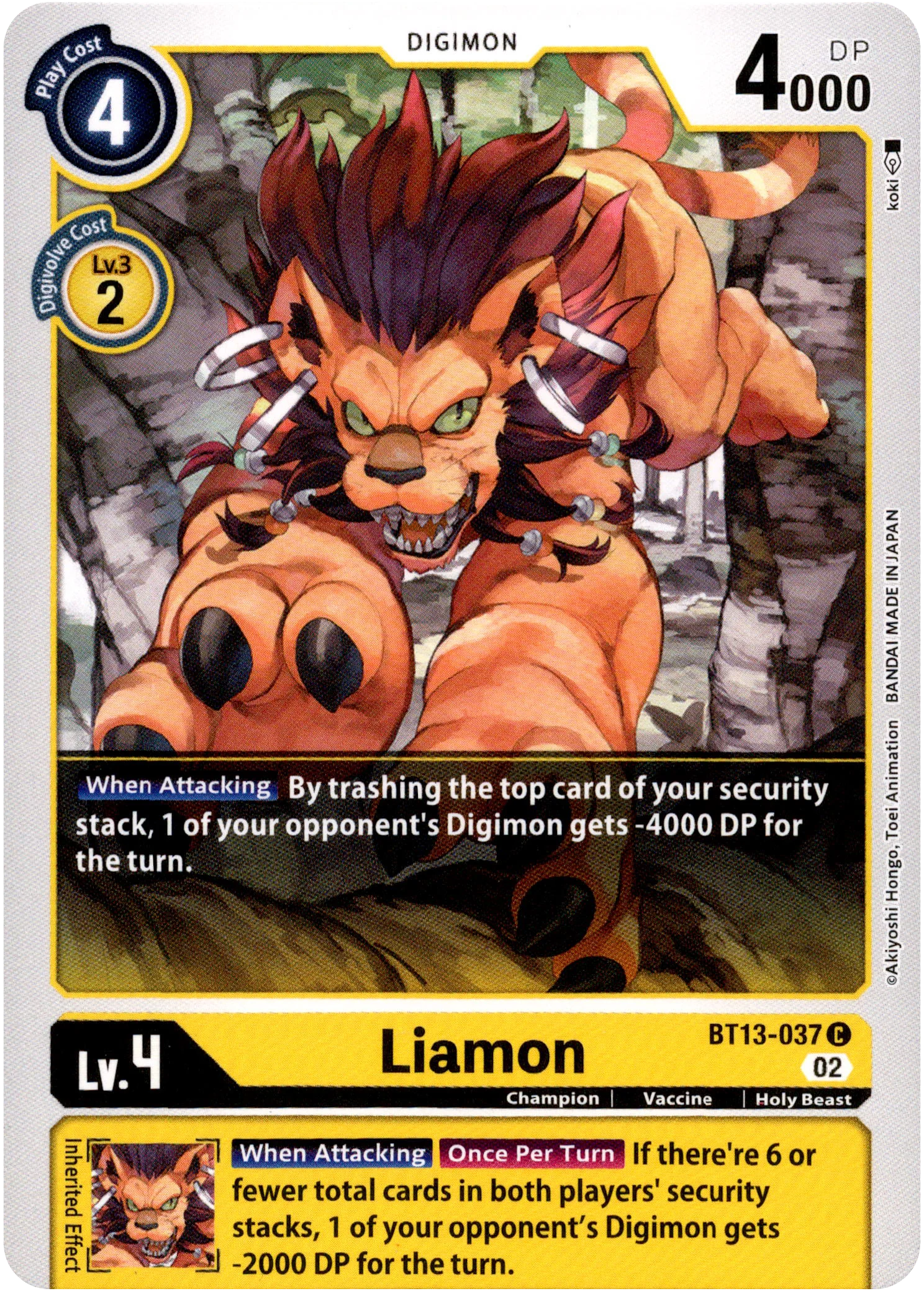 Liamon - BT13-037 C - Versus Royal Knight