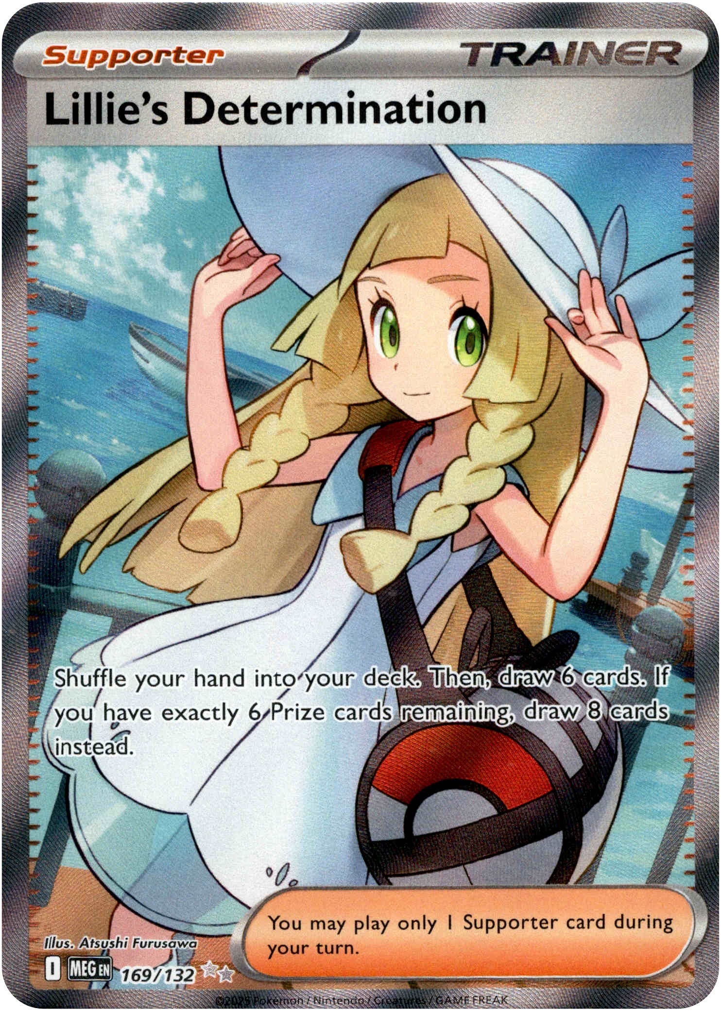Lillie's Determination - 169/132 - Mega Evolution - Holo