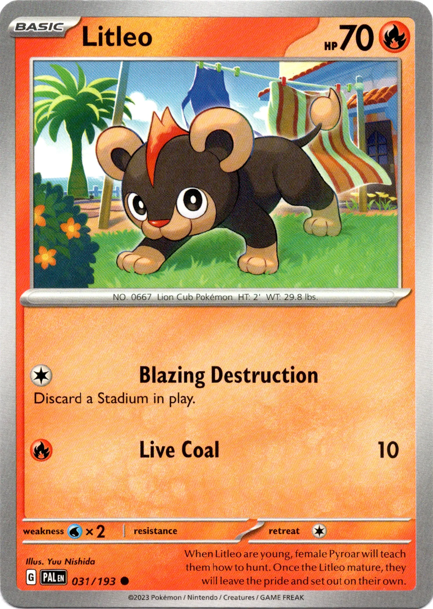 Litleo - 031/293 - Paldea Evolved