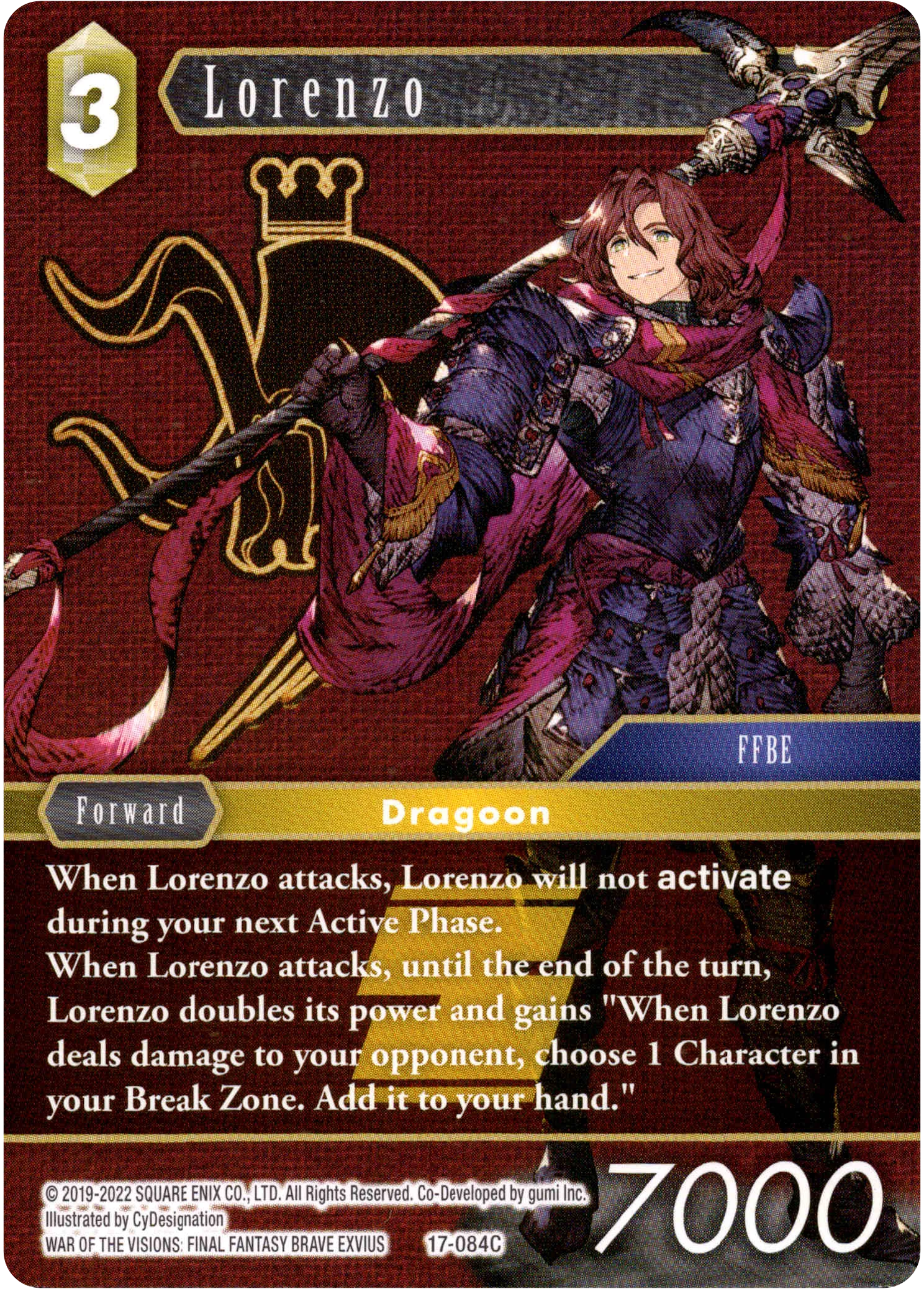 Lorenzo - 17-084C - Rebellion's Call
