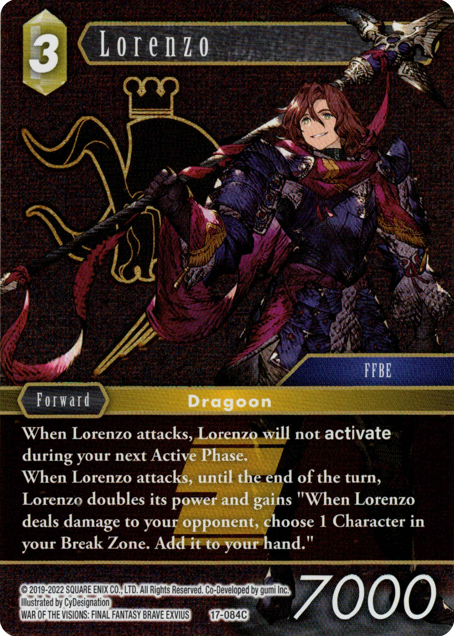 Lorenzo - 17-084C - Rebellion's Call - Foil