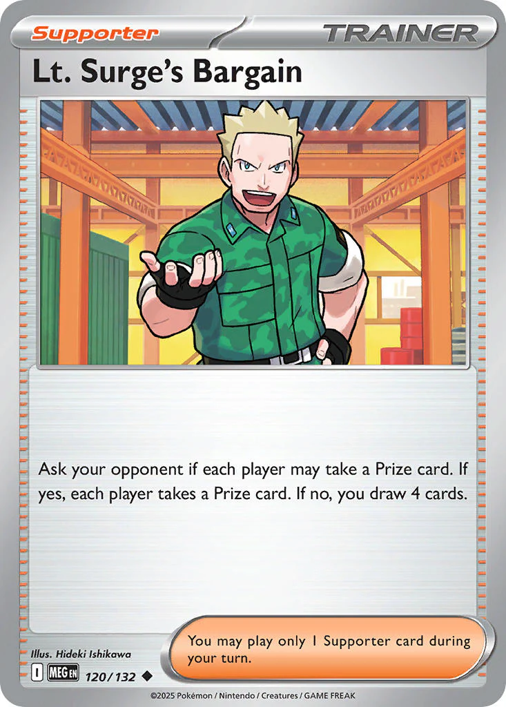 Lt. Surge's Bargain - 120/132 - Mega Evolution