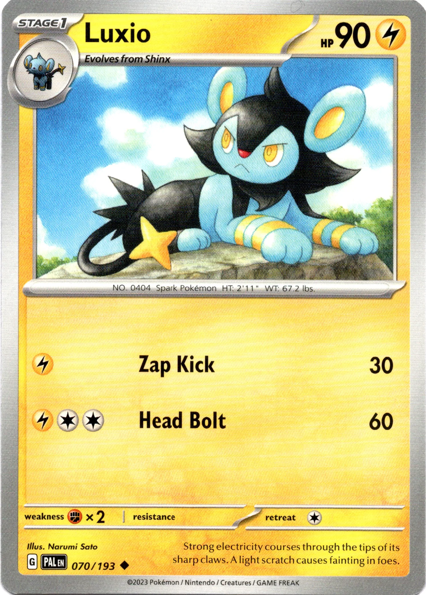 Luxio - 070/193 - Paldea Evolved