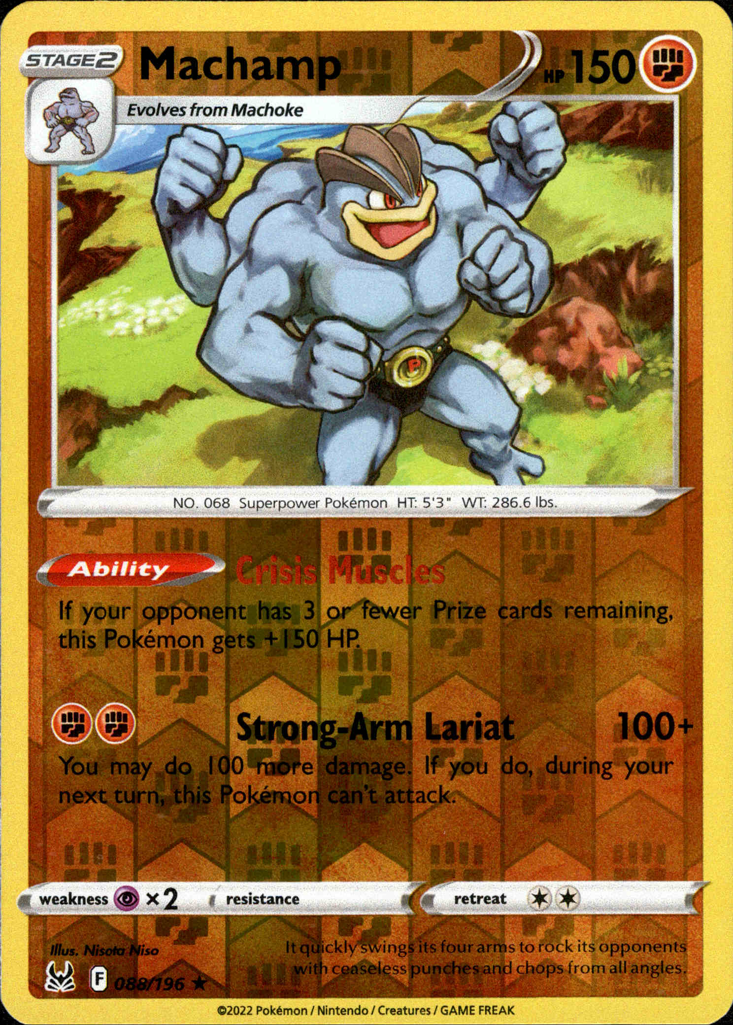 Machamp - 088/196 - Lost Origin - Reverse Holo