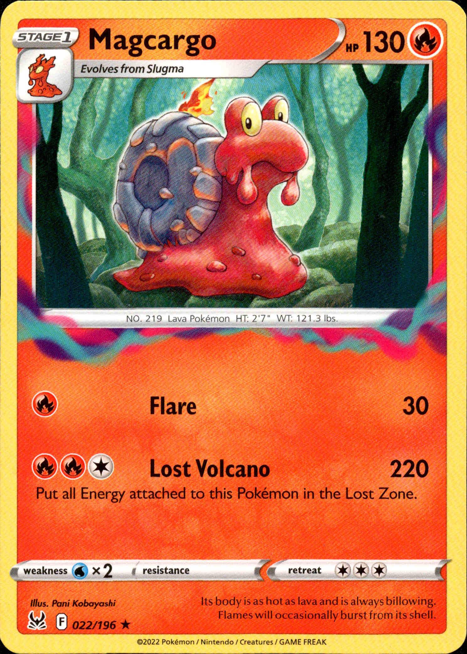 Magcargo - 022/196 - Lost Origin