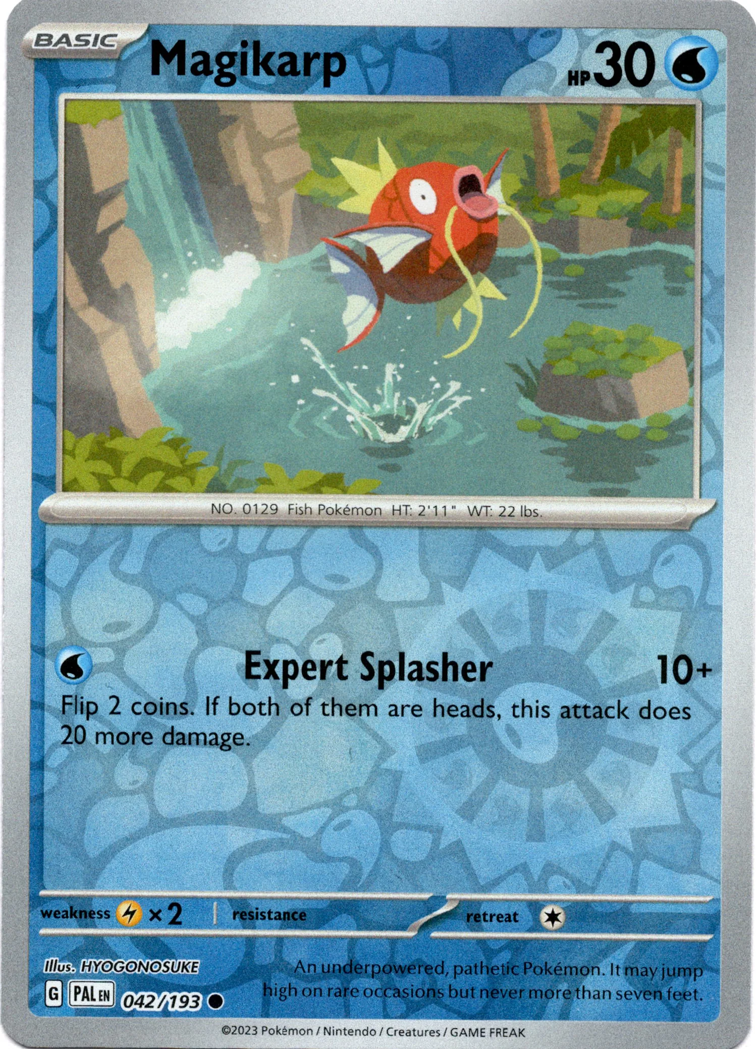 Magikarp - 042/193 - Paldea Evolved - Reverse Holo