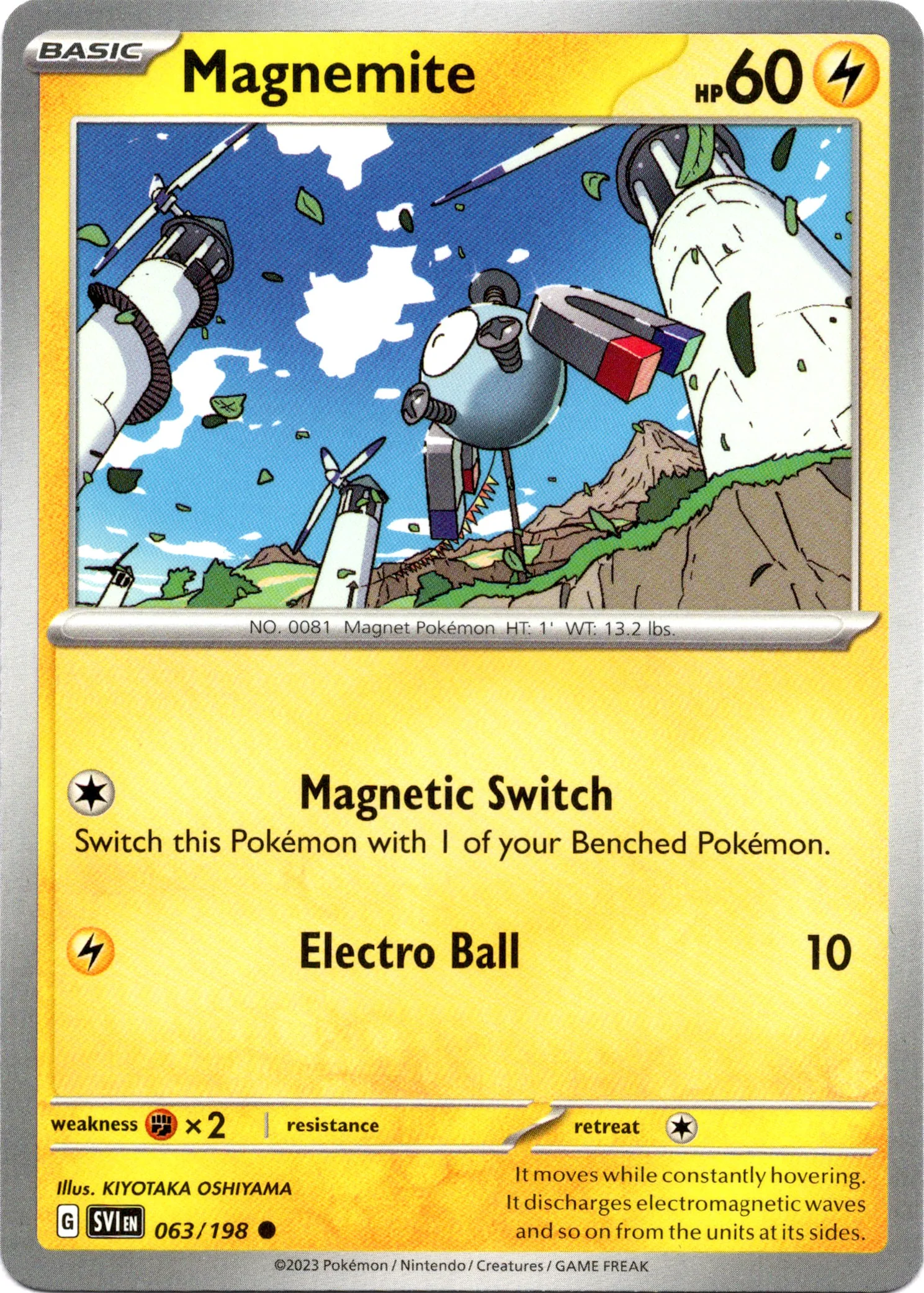 Magnemite - 063/198 - Scarlet & Violet