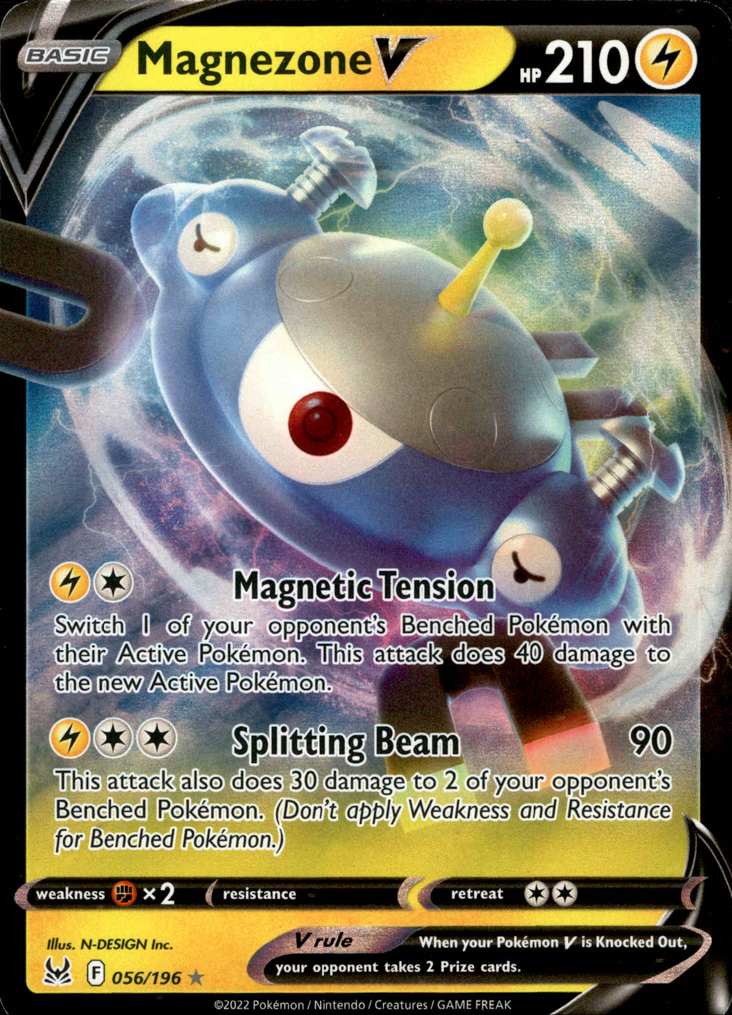 Magnezone V - 056/196 - Lost Origin - Holo