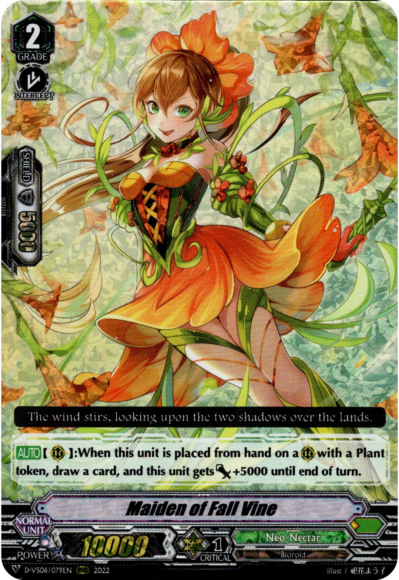 Maiden of Fall Vine - D-VS06/079EN - V Clan Collection Vol.6 - Foil