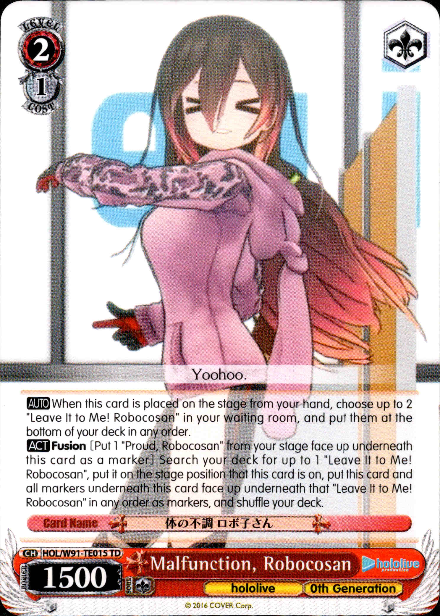 Malfunction, Robocosan - HOL/W91-TE015 - Hololive Production 0th Generation