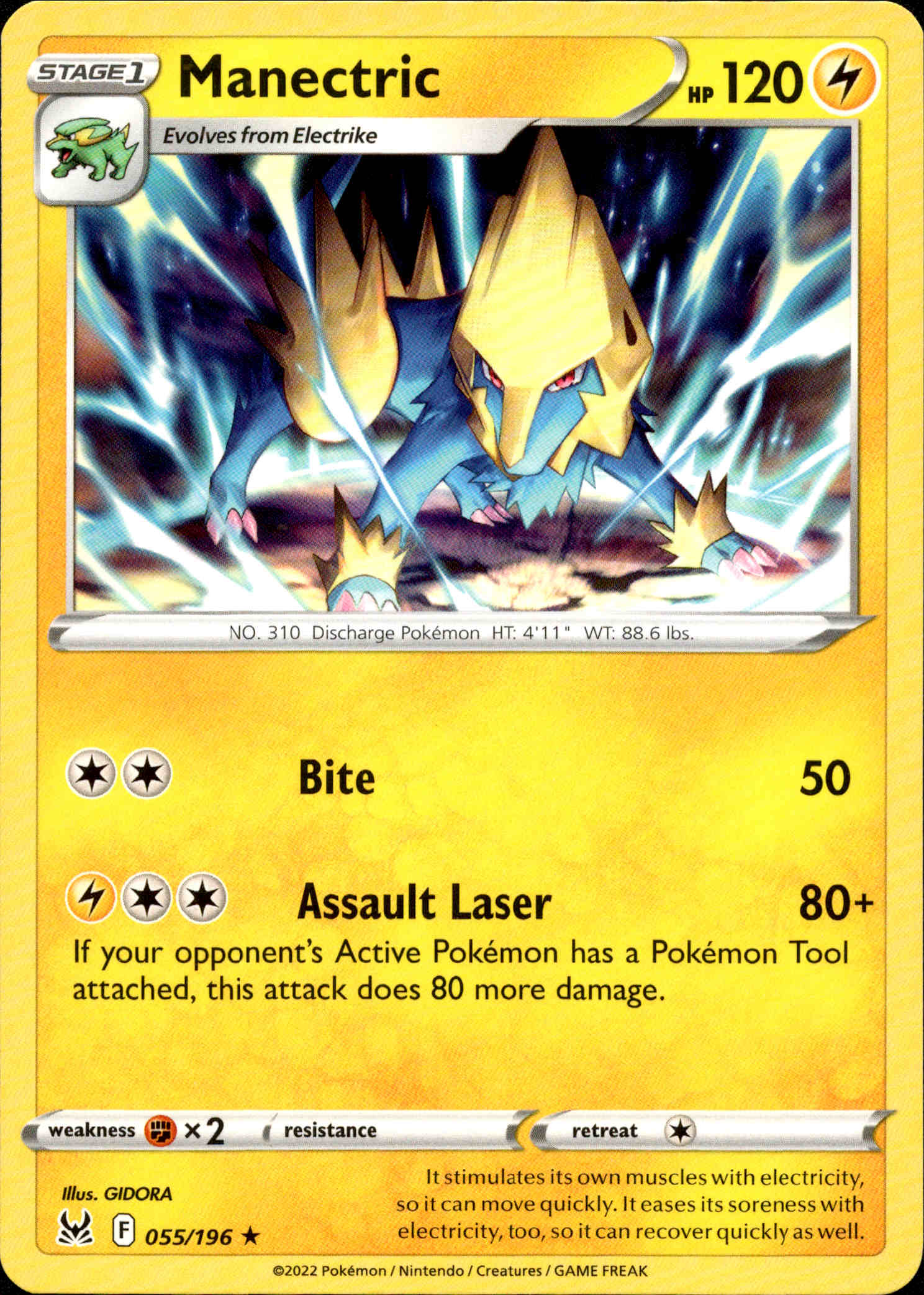 Manectric - 055/196 - Lost Origin