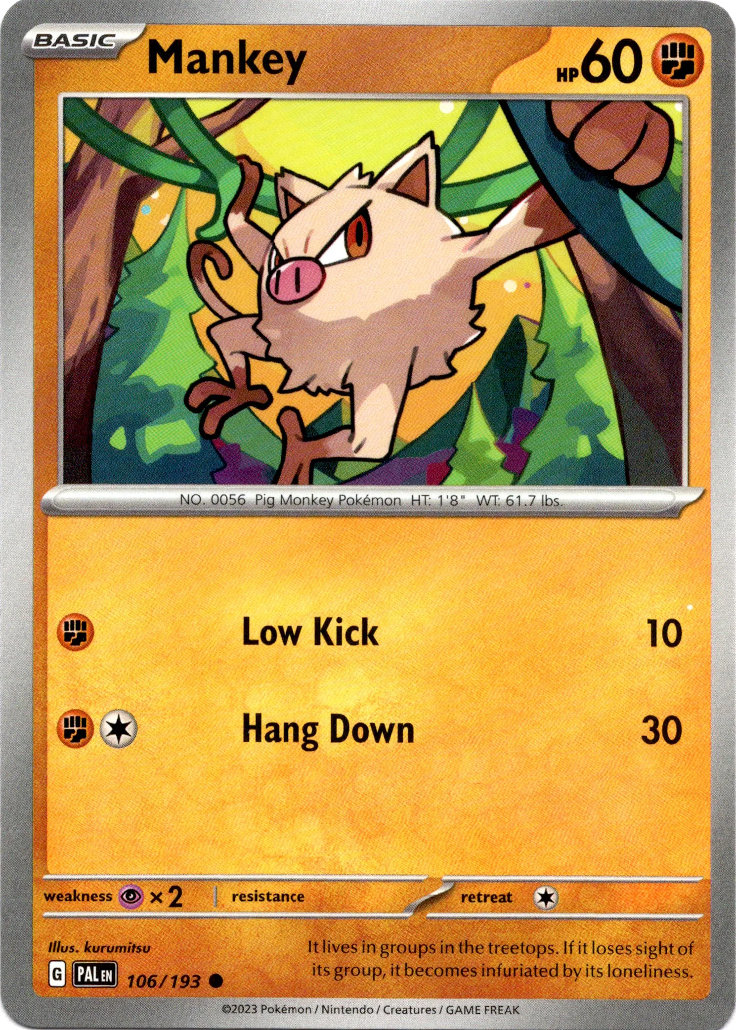 Mankey - 106/193 - Paldea Evolved