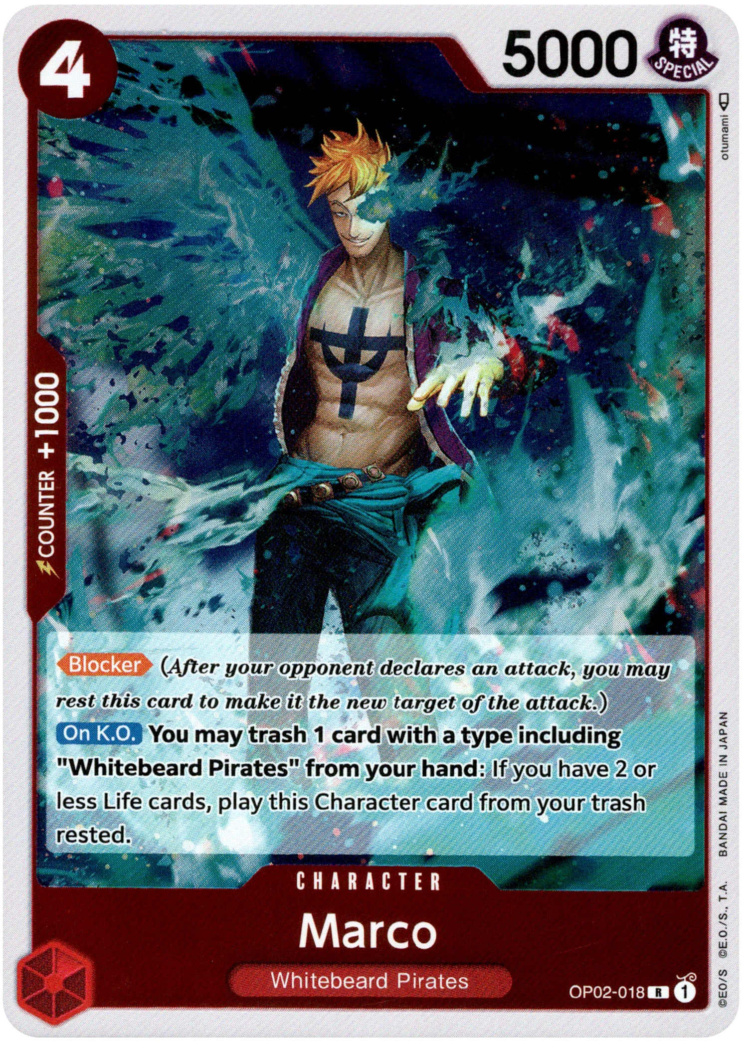 Marco - OP02-018 - Paramount War - Foil