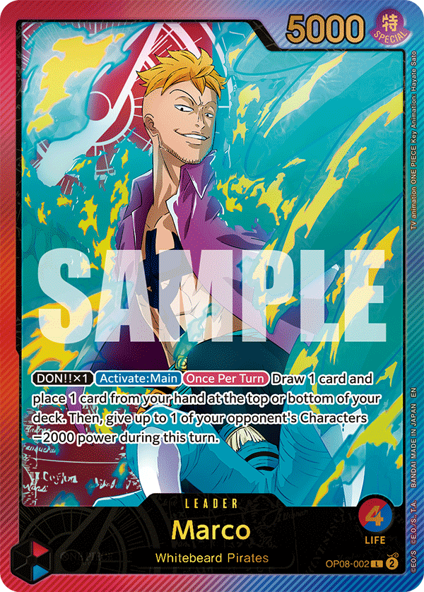 Marco (SPR) - OP08-002 L - Anime 25th Collection - Foil