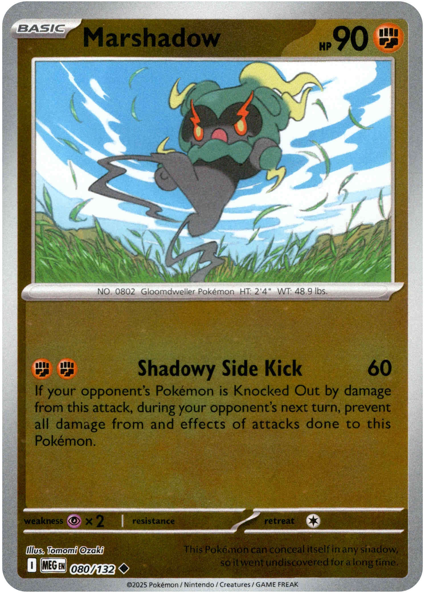 Marshadow - 080/132 - Mega Evolution - Reverse Holo
