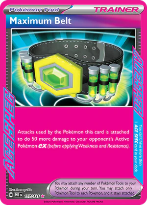 Maximum Belt - 117/131 - Prismatic Evolutions - Holo