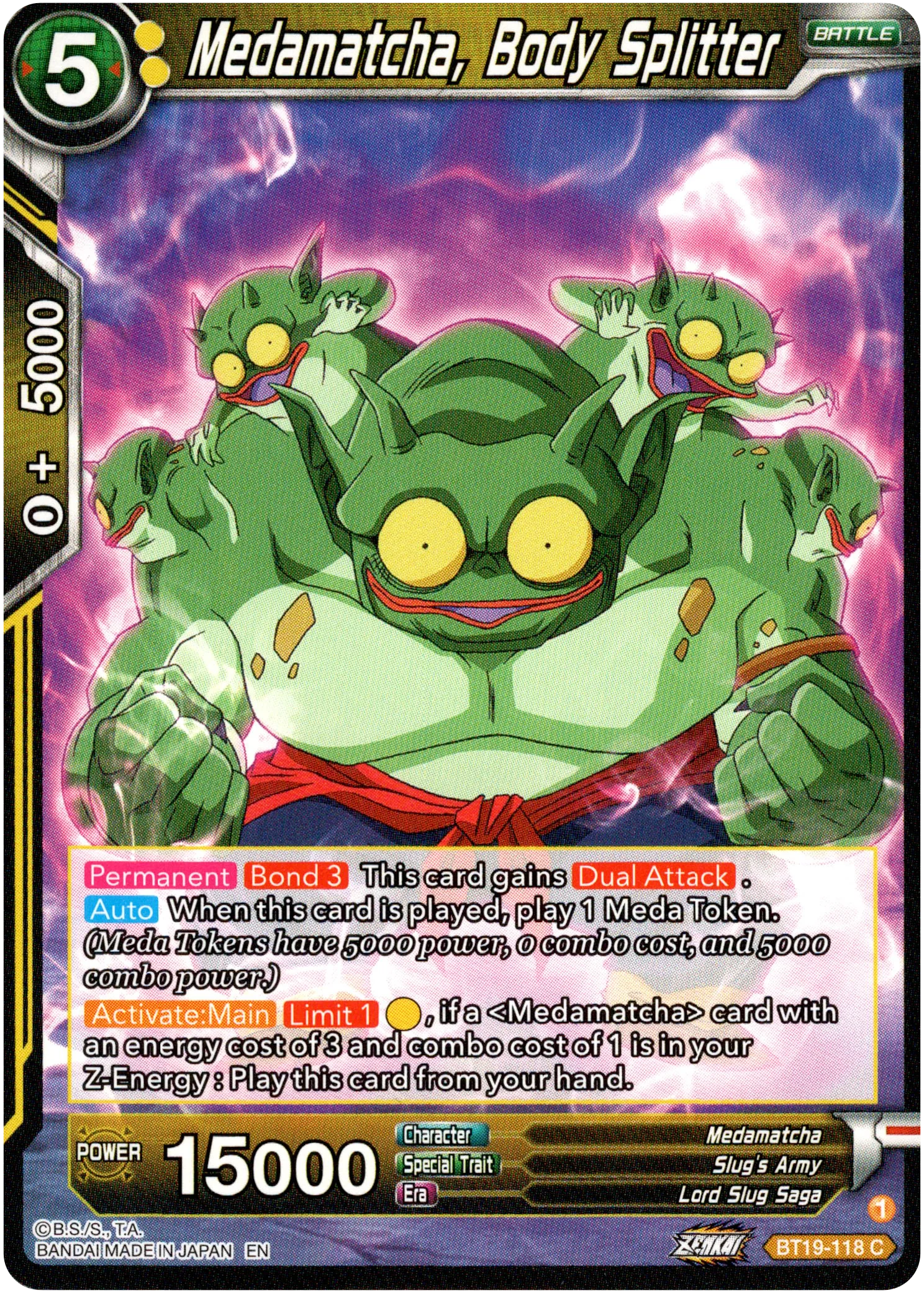 Medamatcha, Body Splitter - BT19-118 - Fighter's Ambition