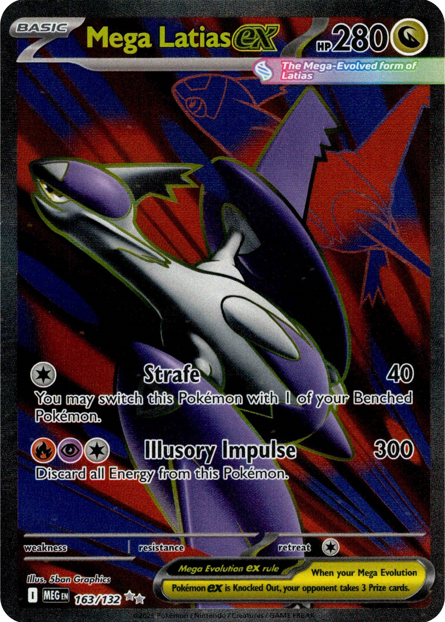 Mega Latias ex - 163/132 - Mega Evolution - Holo