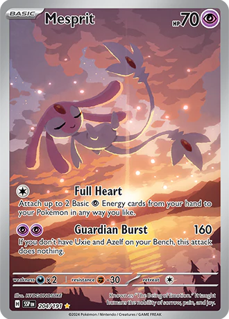 Mesprit - 204/191 - Surging Sparks - Holo