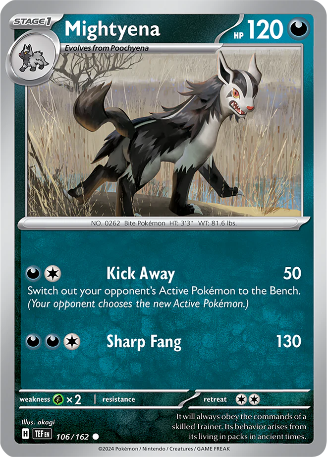 Mightyena - 106/162 - Temporal Forces