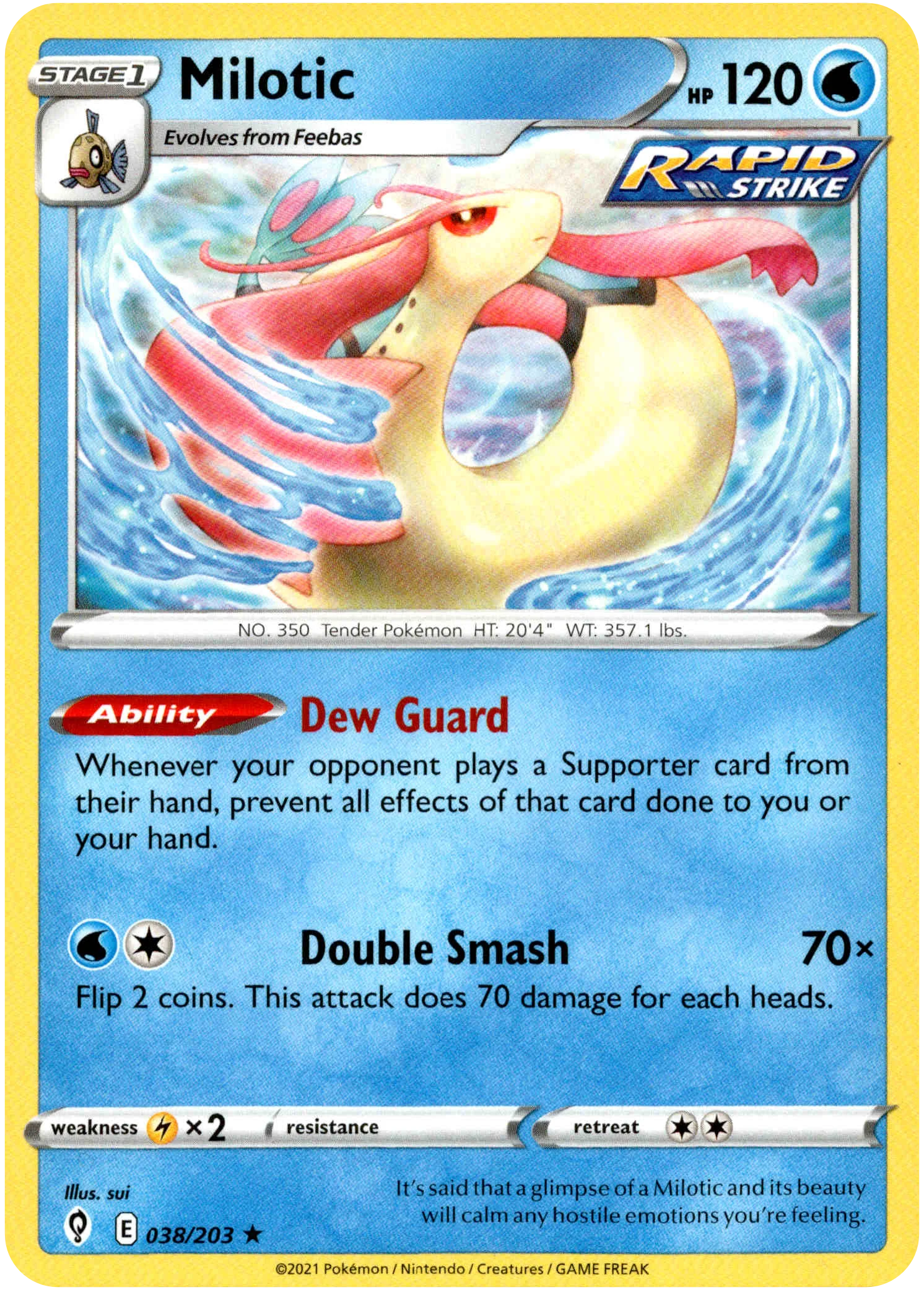 Milotic - 038/203 - Evolving Skies