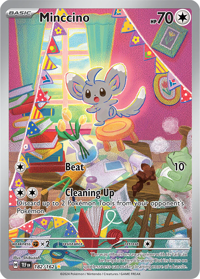 Minccino - 182/162 - Temporal Forces - Holo