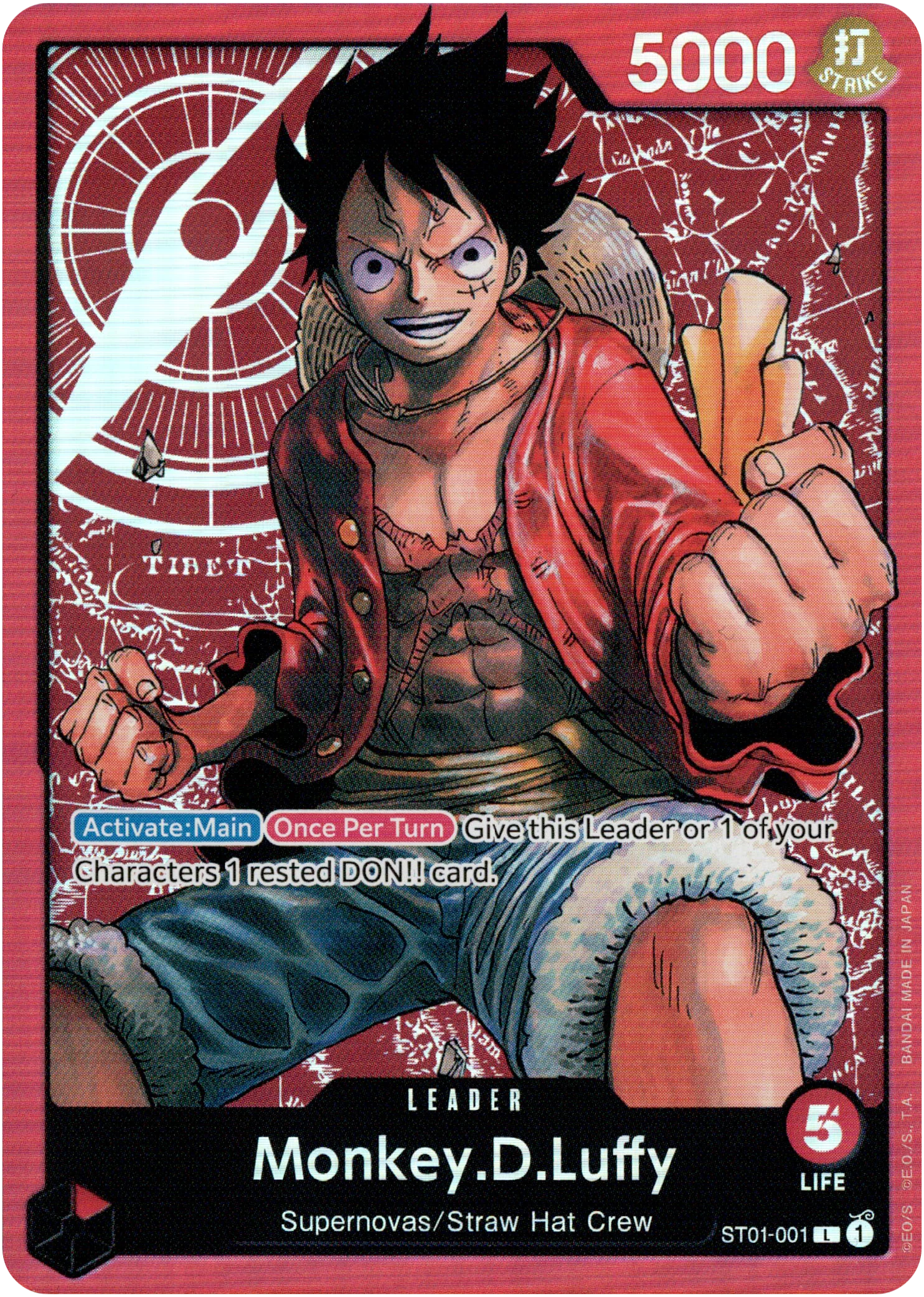 Monkey.D.Luffy - ST01-001 L - Starter Deck - Foil