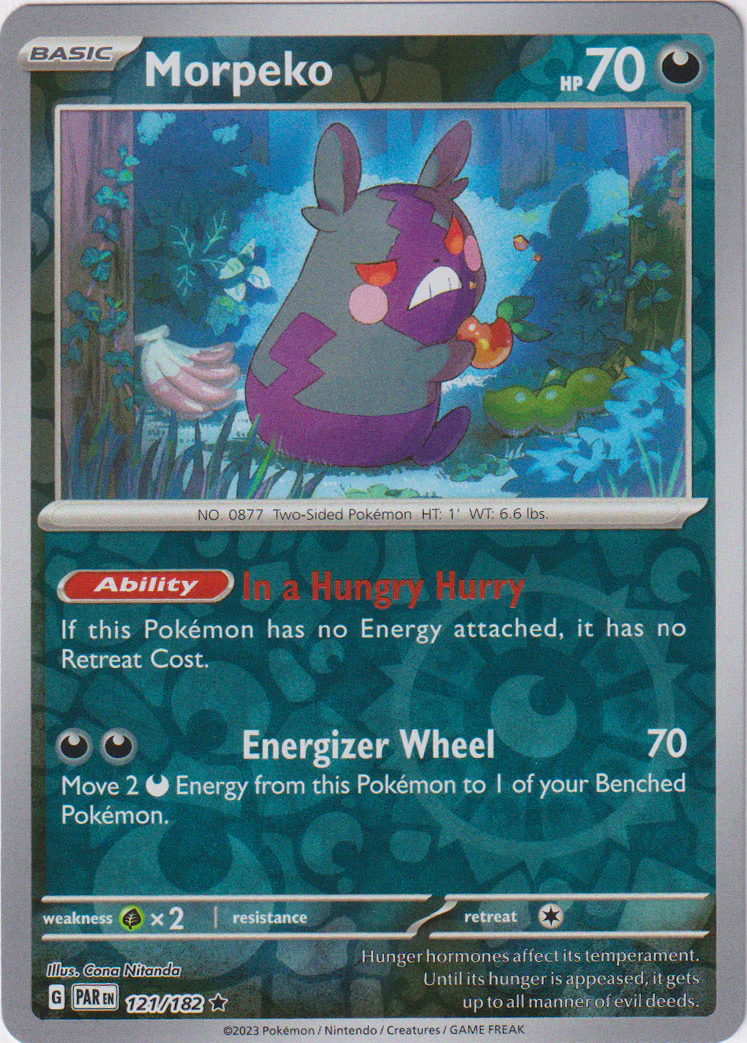 Morpeko - 121/182 - Paradox Rift - Reverse Holo