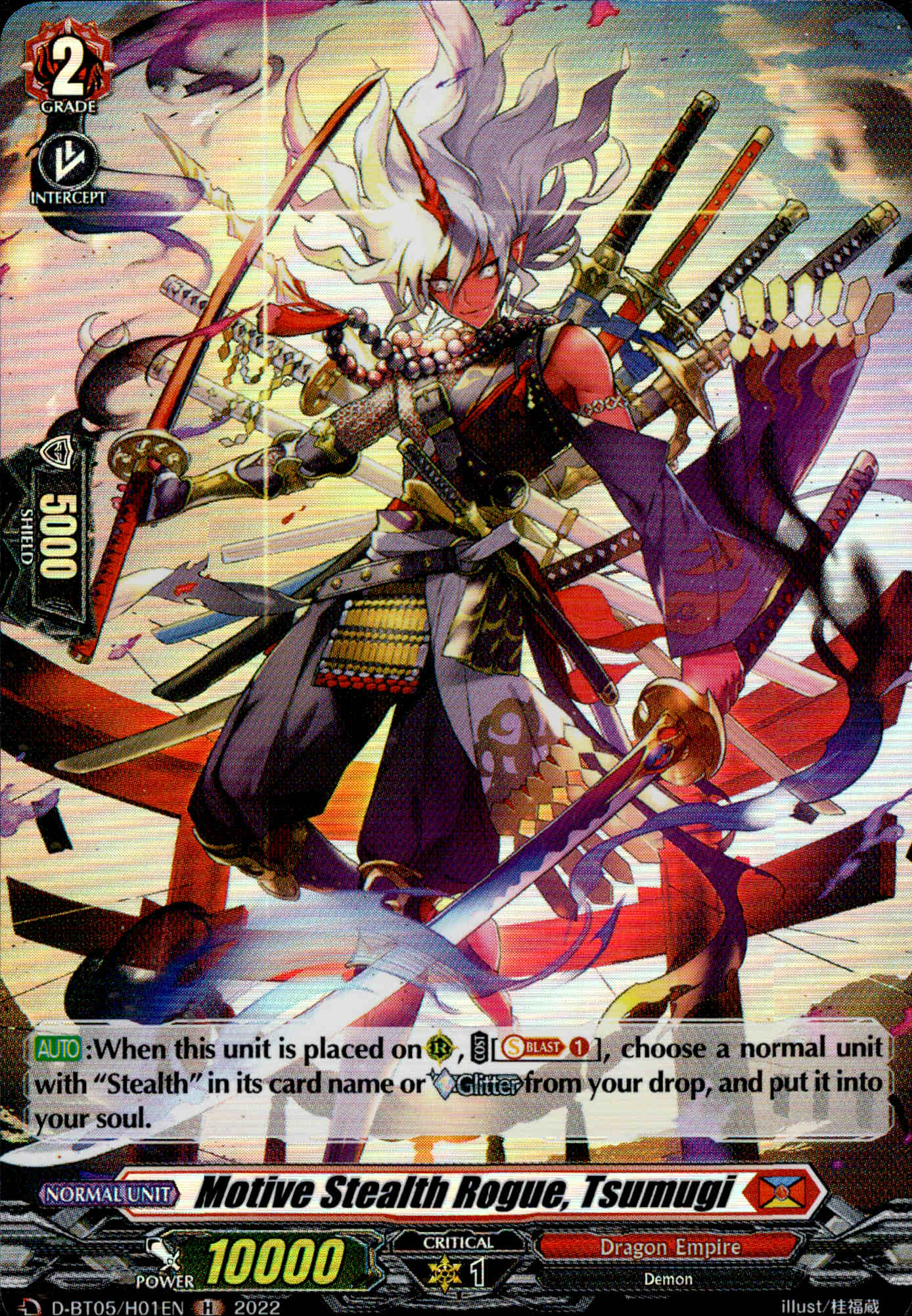 Motive Stealth Rogue, Tsumugi - D-BT05/H01 - Triumphant Return of the Brave Heroes
