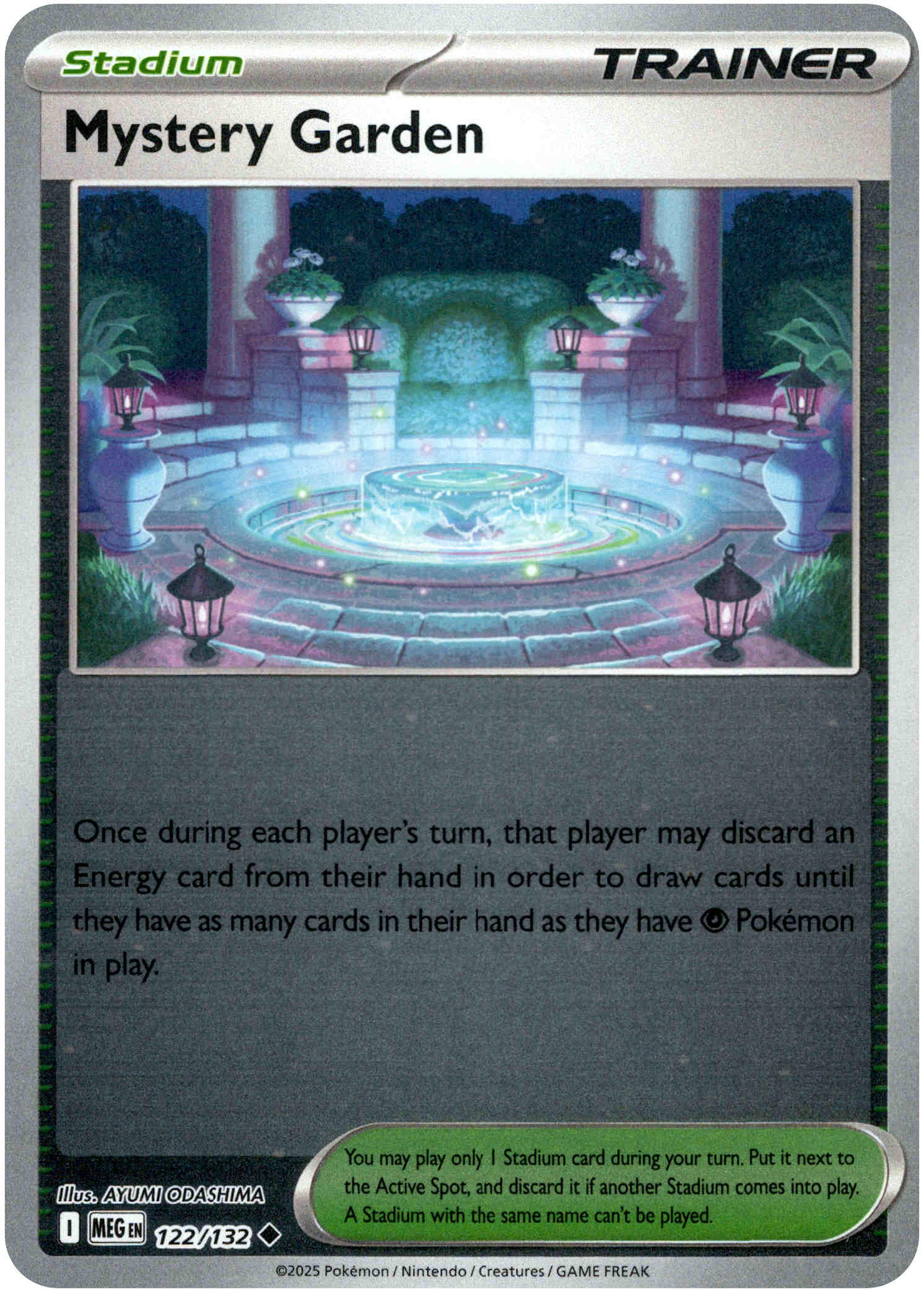 Mystery Garden - 122/132 - Mega Evolution - Reverse Holo