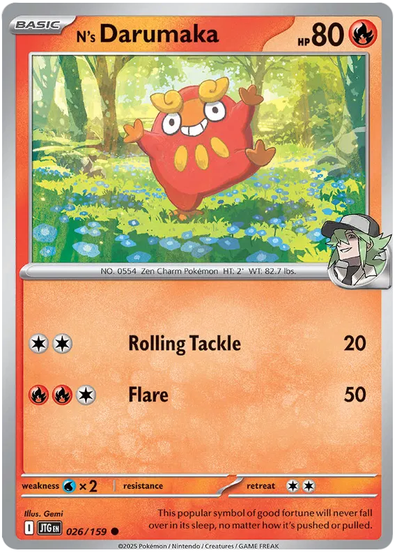N's Darumaka - 026/159 - Journey Together