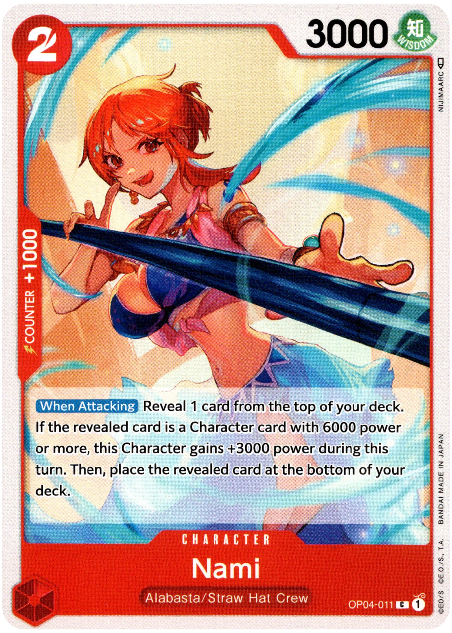 Nami - OP04-011 C - Kingdoms of Intrigue