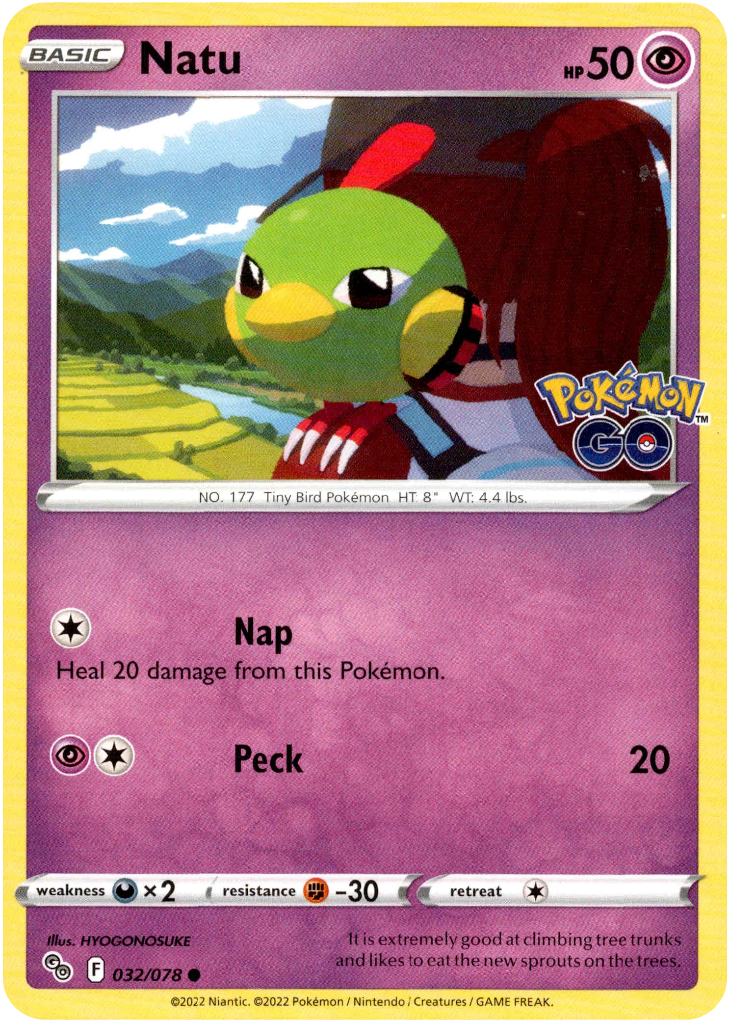 Natu - 032/078 - Pokemon Go