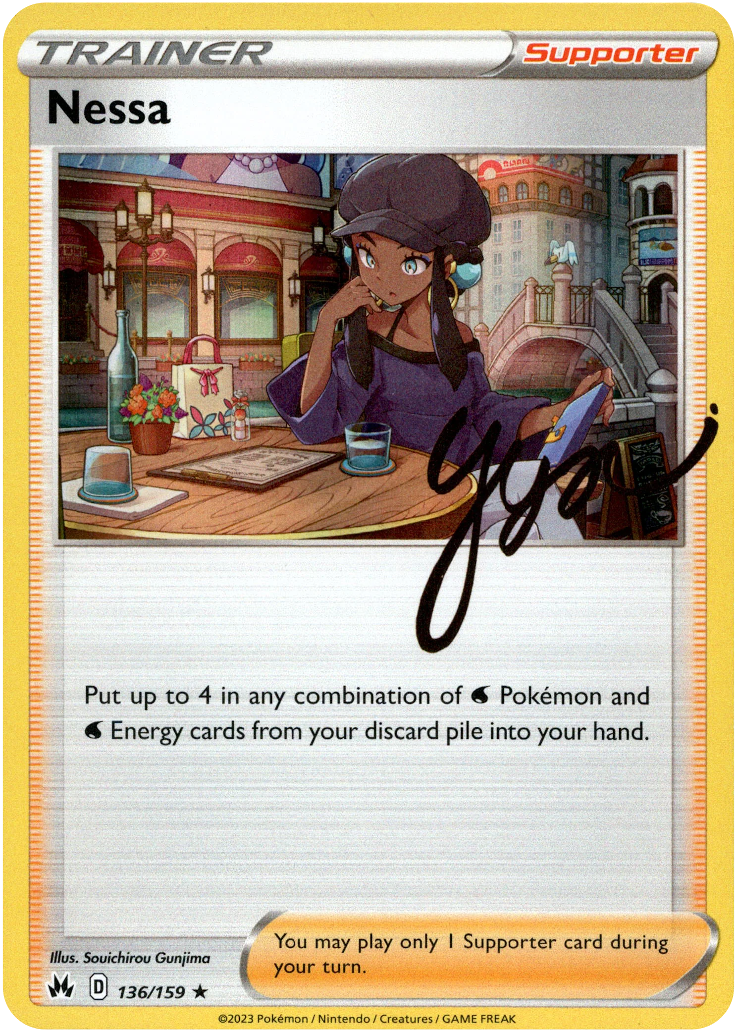 Nessa - 136/159 - Crown Zenith - Holo