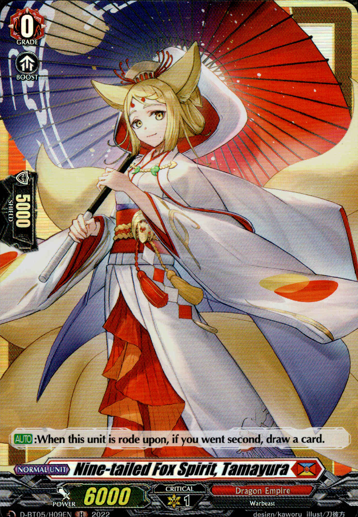 Nine-tailed Fox Spirit, Tamayura - D-BT05/H09 - Triumphant Return of the Brave Heroes