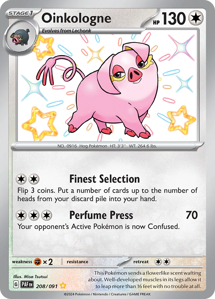 Oinkologne - 208/091 - Paldean Fates - Holo