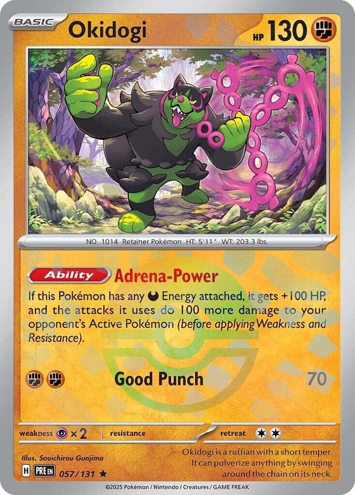 Okidogi (Poke Ball Pattern) - 057/131 - Prismatic Evolutions - Holo