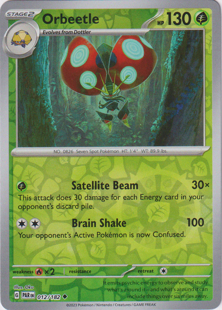 Orbeetle - 012/182 - Paradox Rift - Reverse Holo
