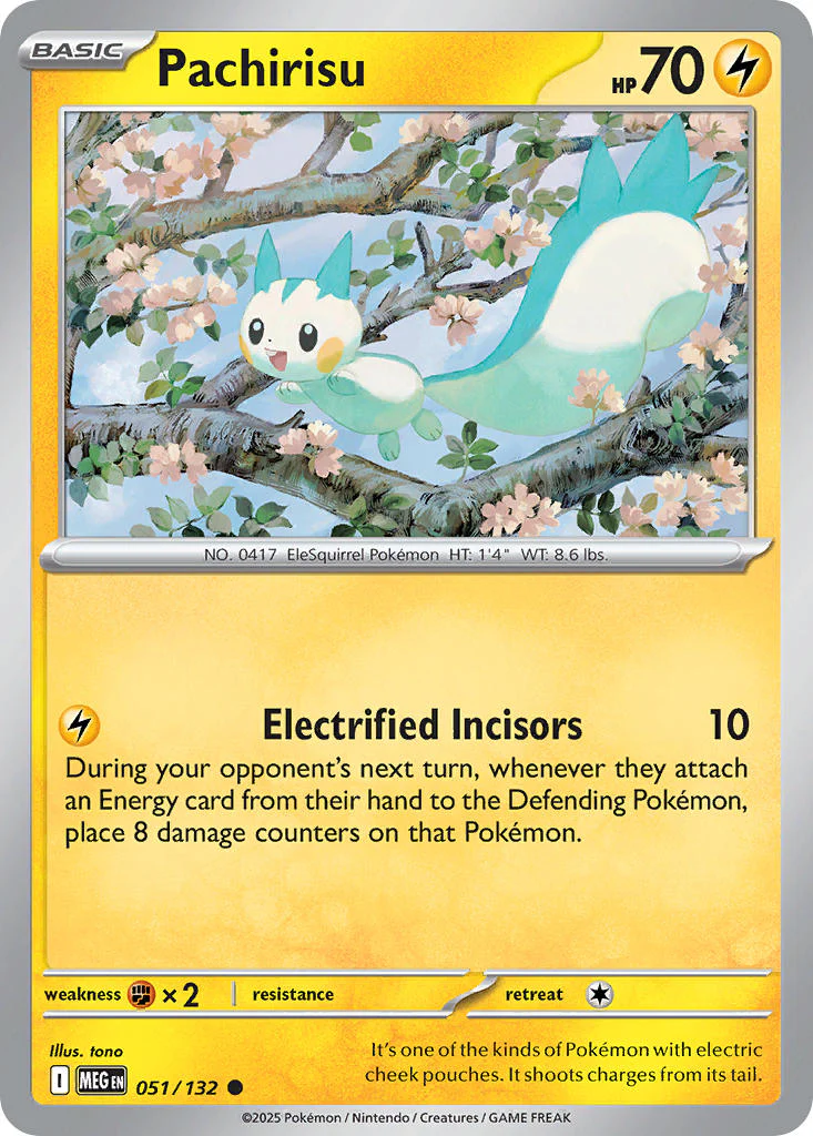 Pachirisu - 051/132 - Mega Evolution